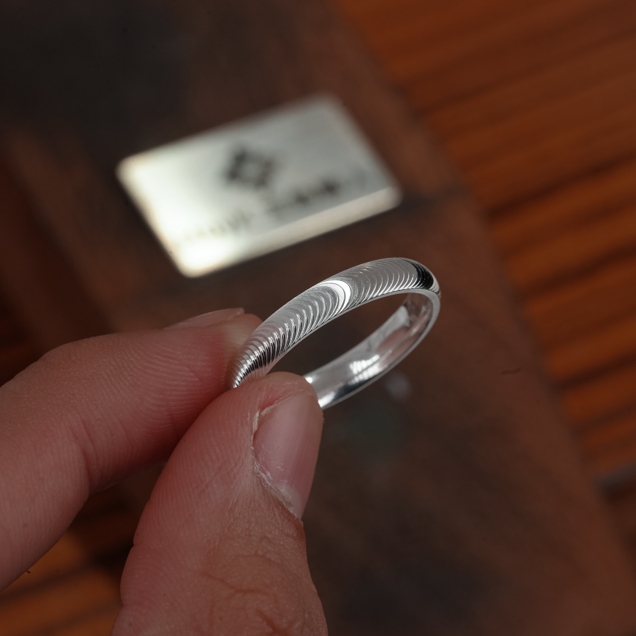 ハンドメイドシルバーキャッツアイリング ハンドメイドシルバーキャッツアイリング