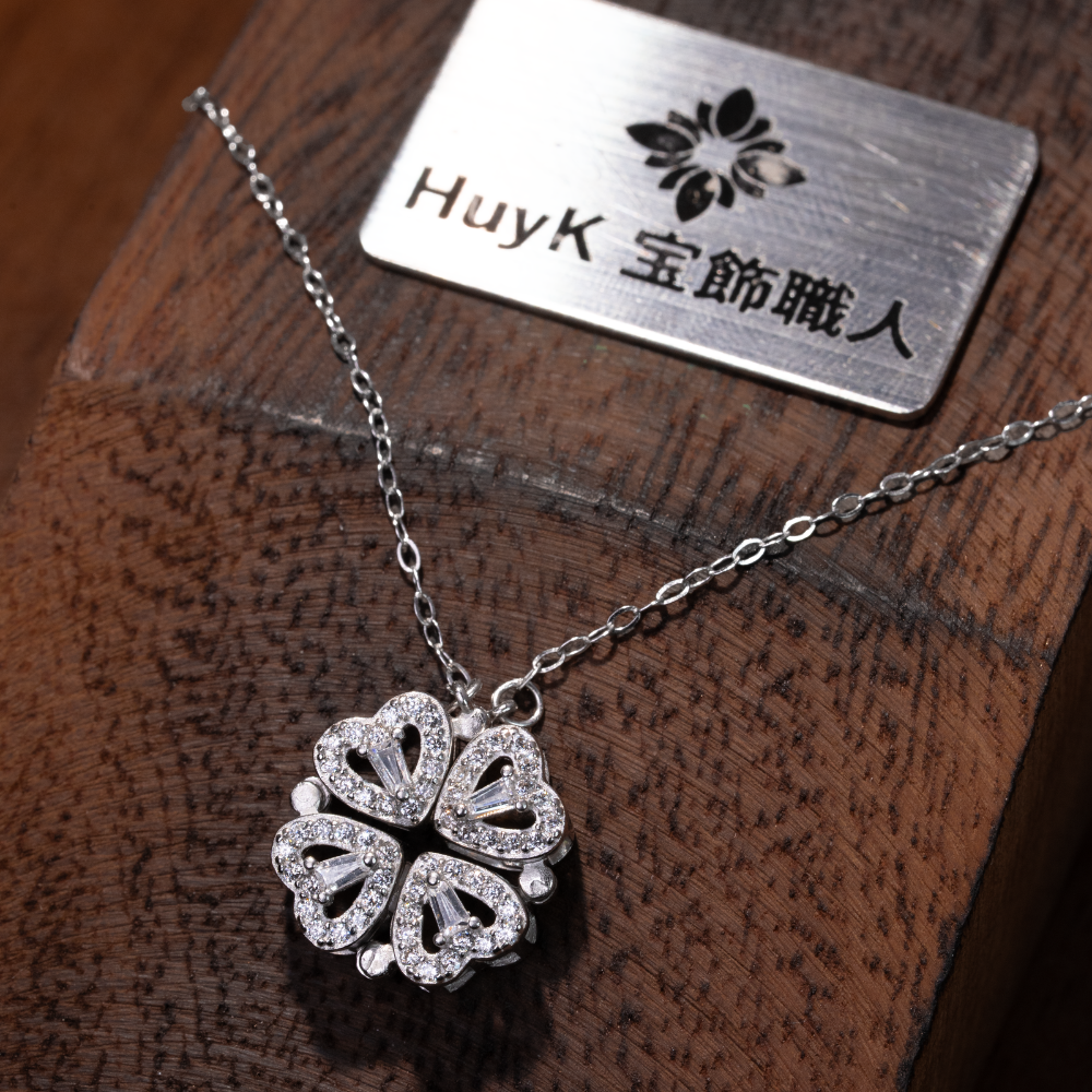 2WAYクローバーネックレス - s925 - MD64 – HUYK JEWELRY© 職人による