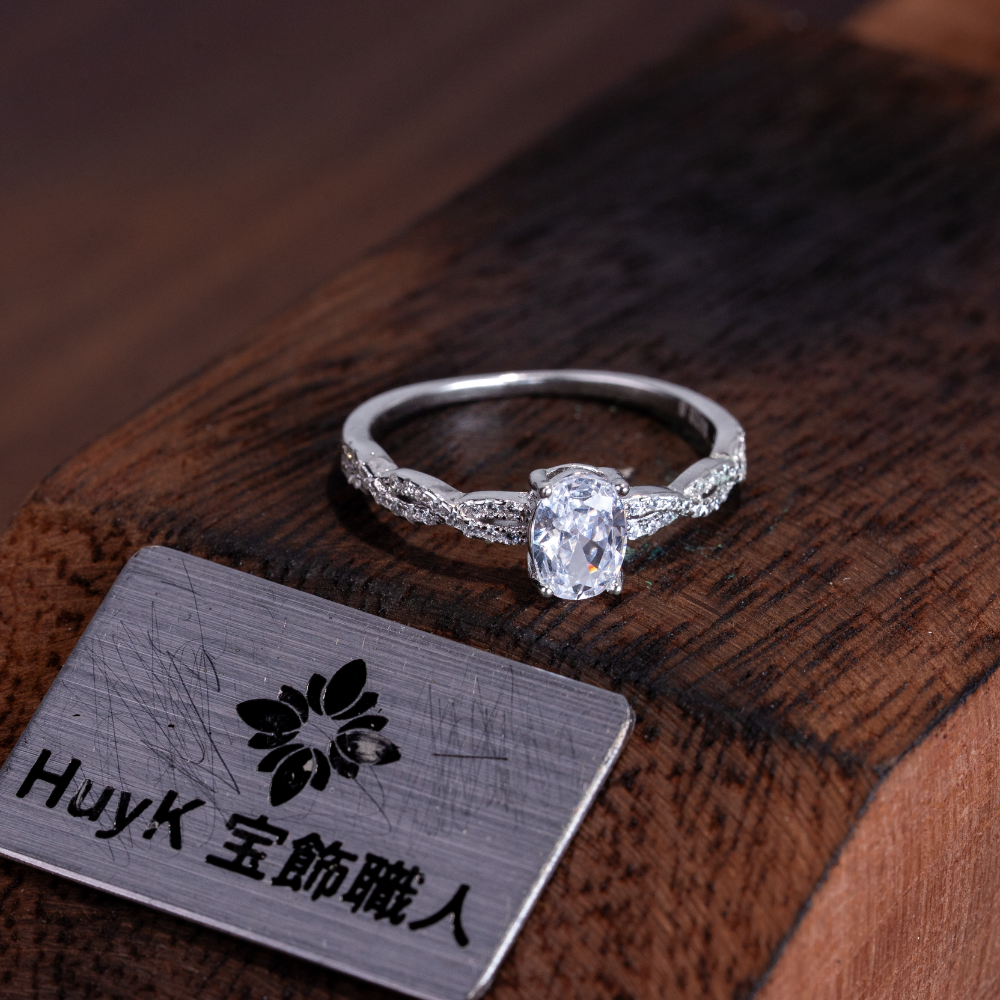 ン付きツイストリング - s925 - N400039