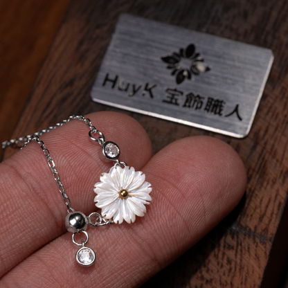 デイジーネックレス - S925 - D400350