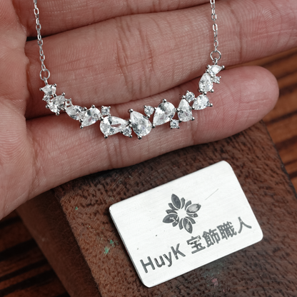 藤の花ネックレス - S925 - D000994