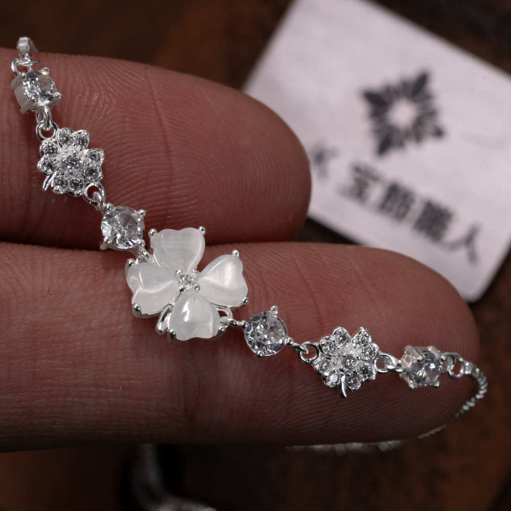 クローバーブレスレット  - s925 - MT01