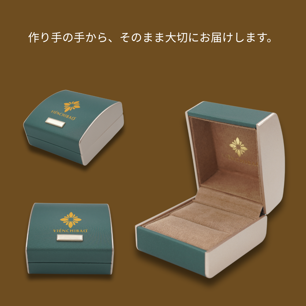 透明なモアッサナイトのリング - S925 - NM101