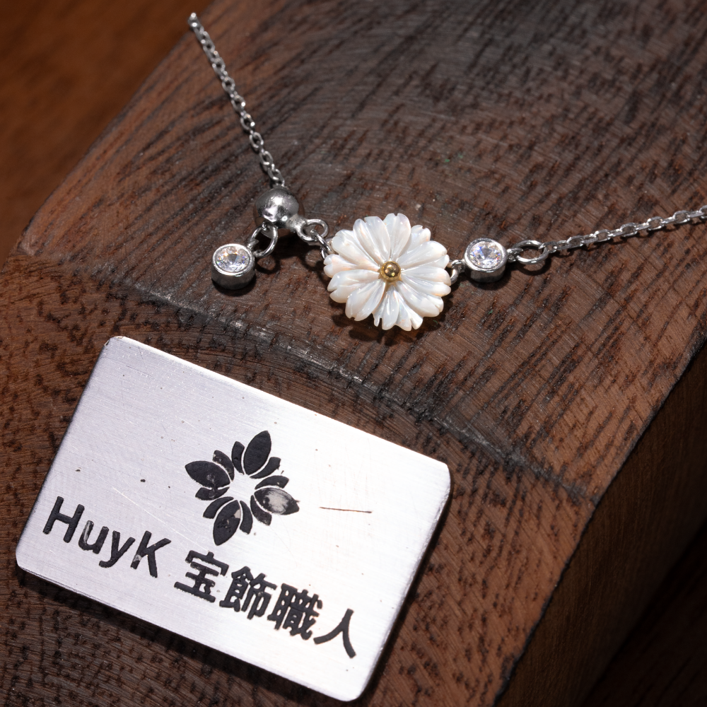 デイジーネックレス - S925 - D400350