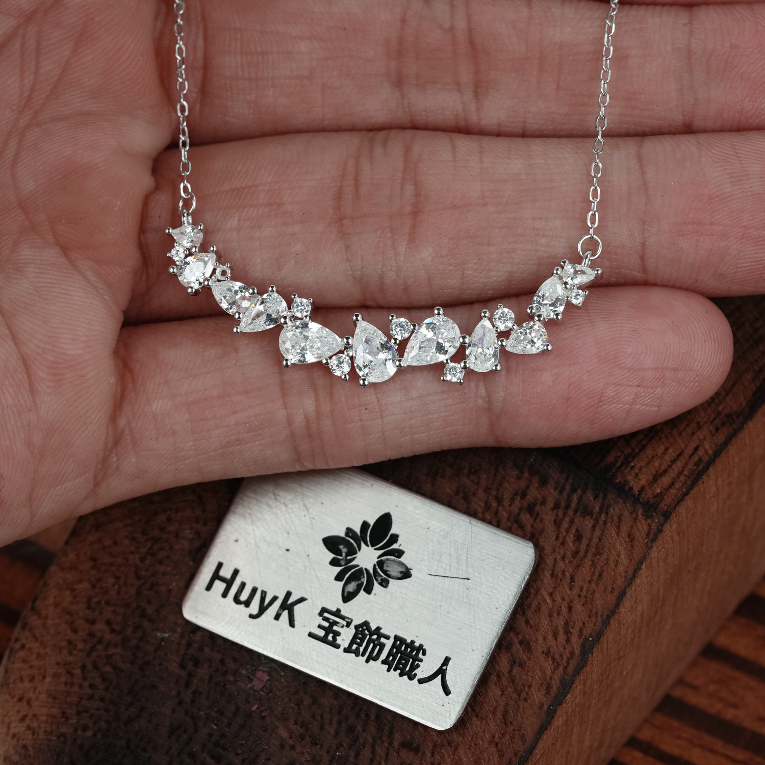 藤の花ネックレス - S925 - D000994