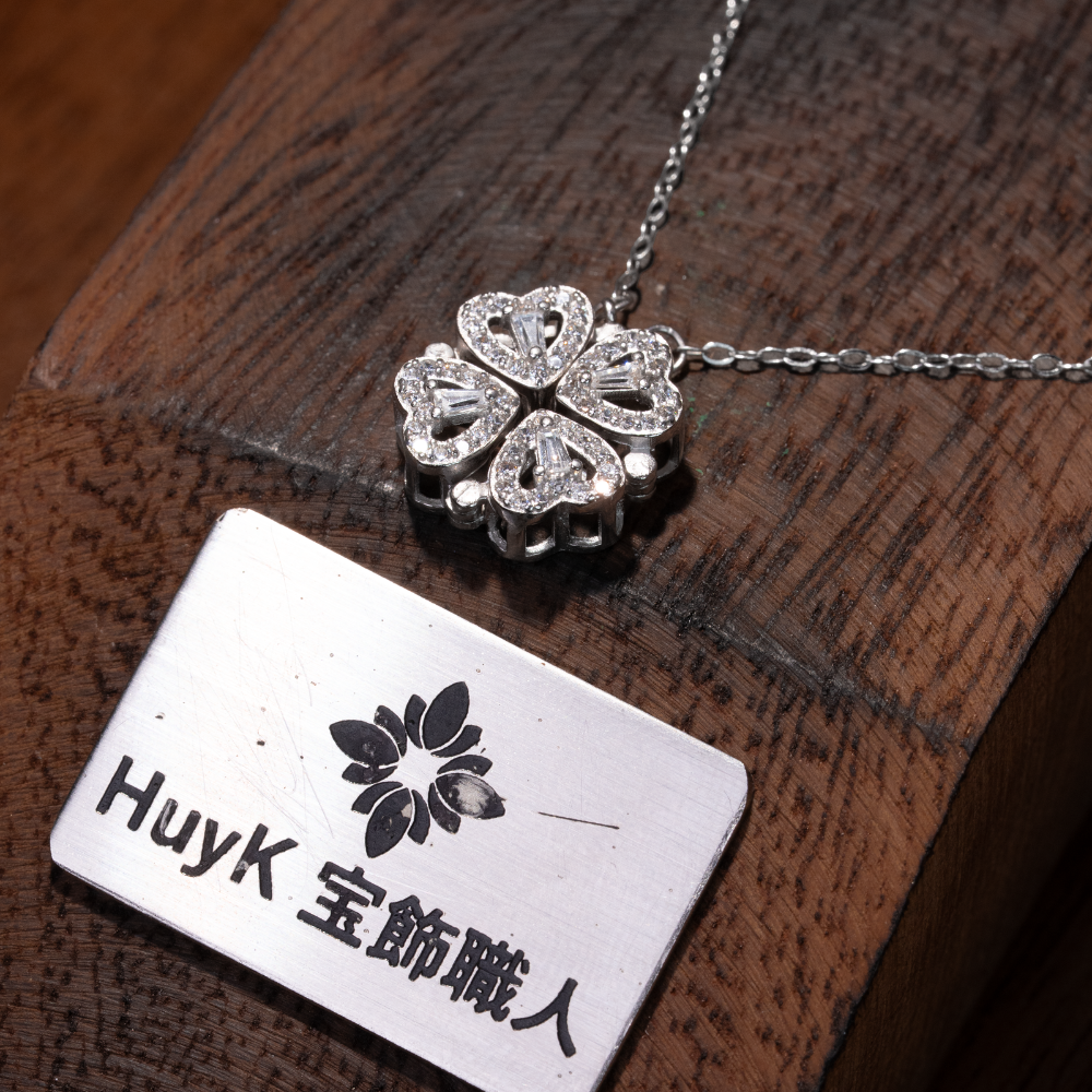 2WAYクローバーネックレス - s925 - MD64 – HUYK JEWELRY© 職人による