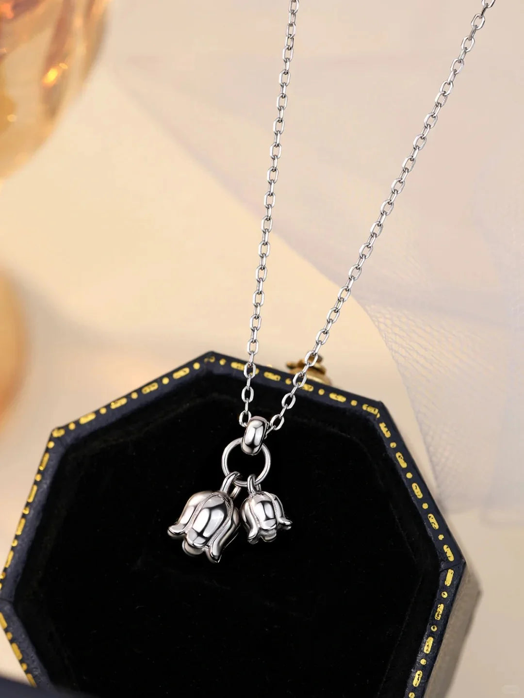 スズランネックレス - s925 - D401021