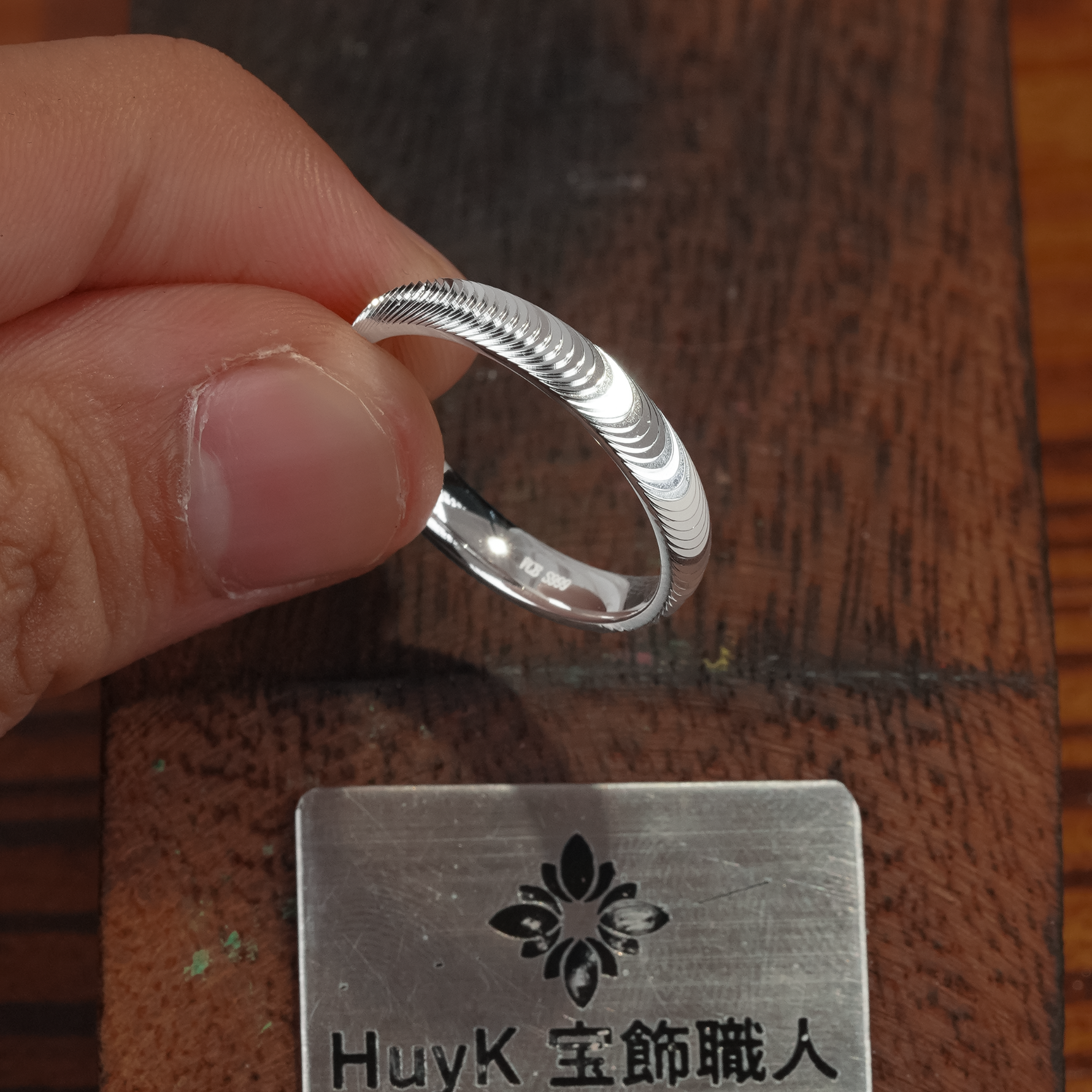 ハンドメイドシルバーキャッツアイリング ハンドメイドシルバーキャッツアイリング