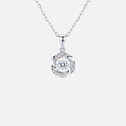 ツイストペンダントネックレス - s925 - D401042