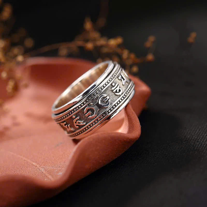 六字陀羅尼の回転リン - S925 - N100886