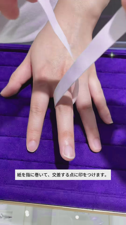 猫目模様のリング- s925 - N300999