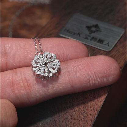 2WAYクローバーネックレス - s925 - MD64