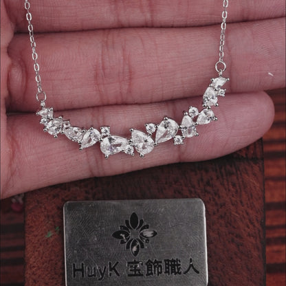 藤の花ネックレス - S925 - D000994