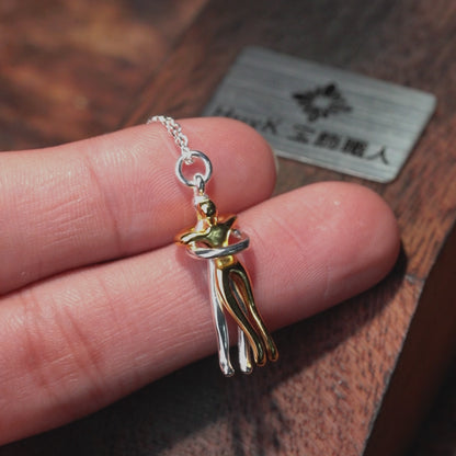 カップルネックレス - S925シルバ - D000984